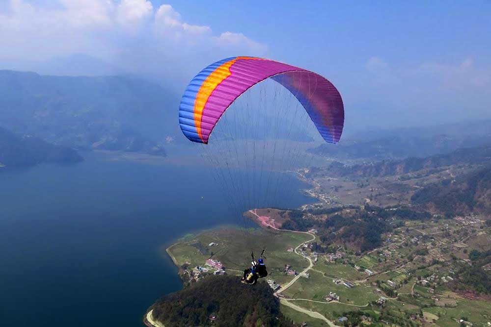 Paragliding in Nepal