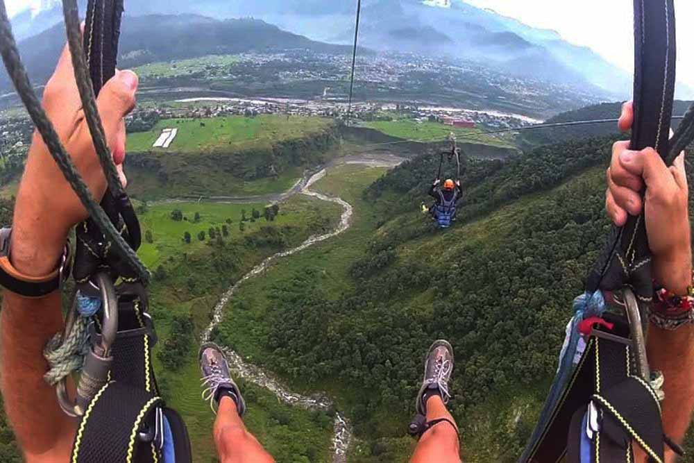 Zipline in Nepal